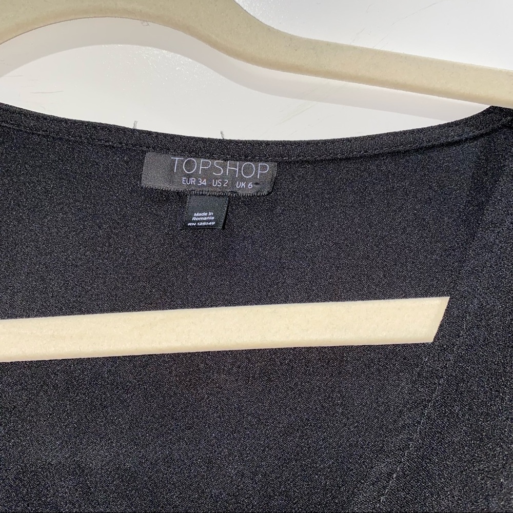 Top shop wrap dress size 2